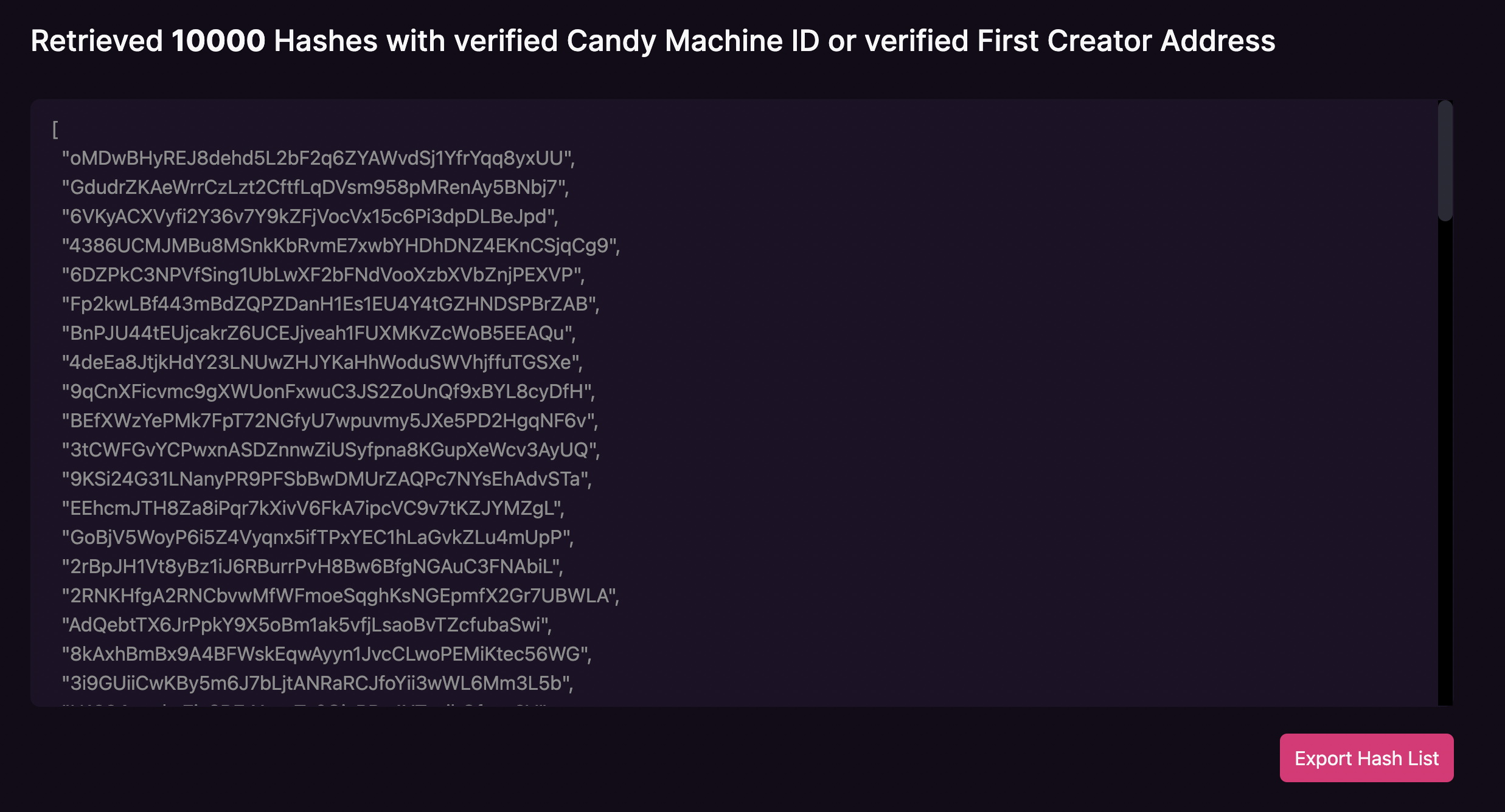 A screenshot showing MagicEden's Mint List finder.